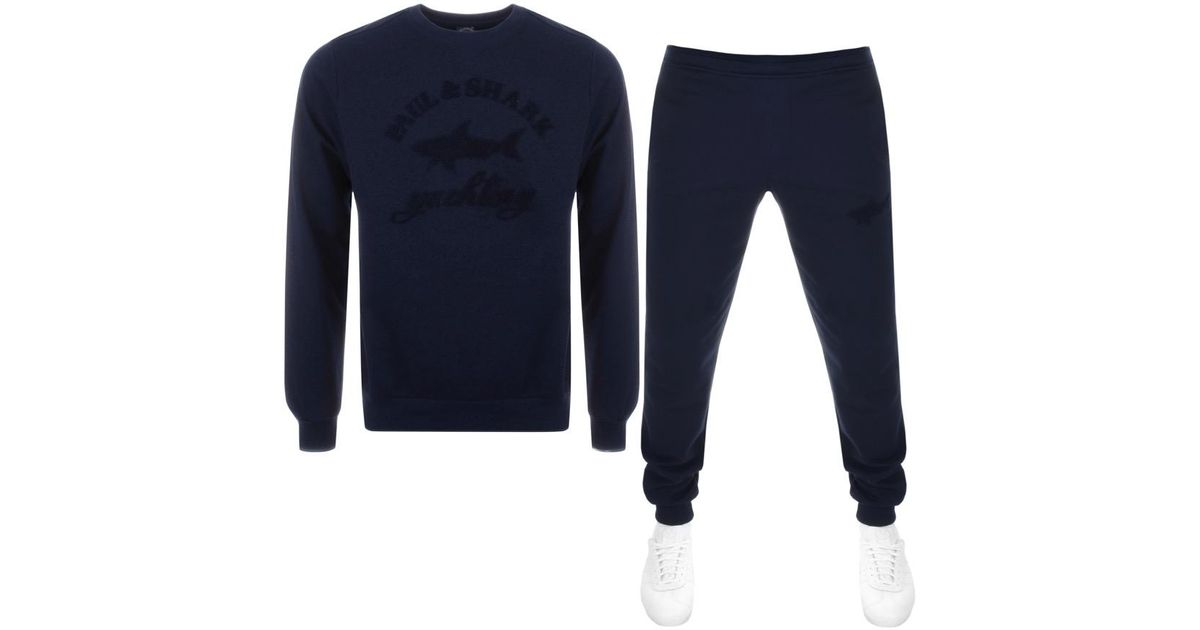 grey paul and shark tracksuit
