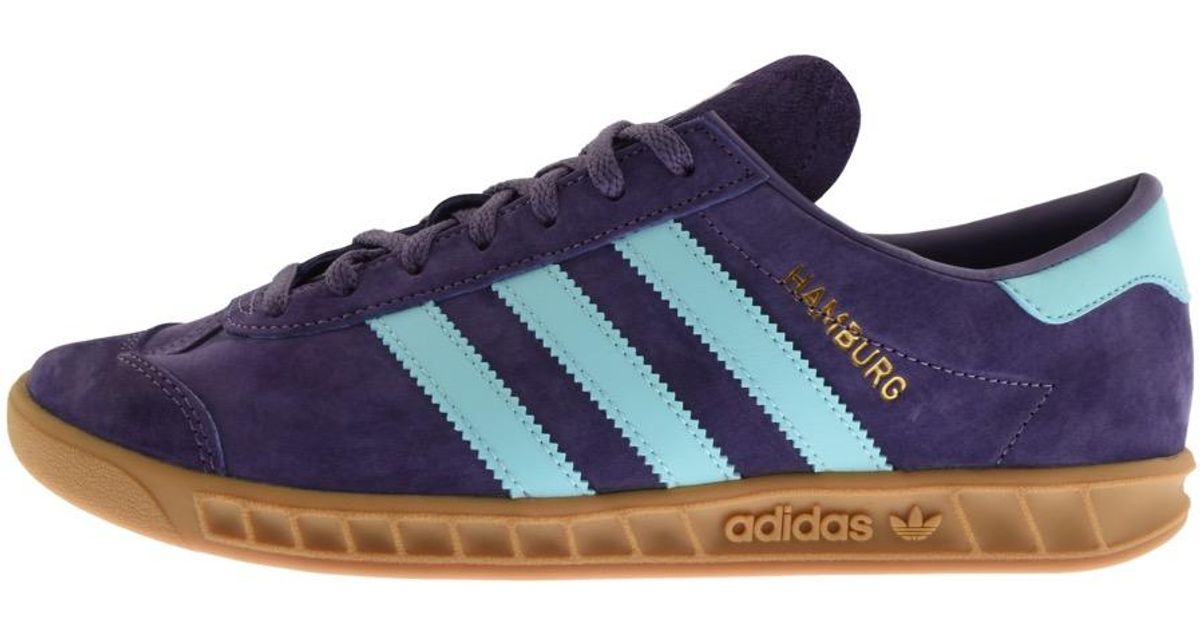 adidas brown hamburg trainers