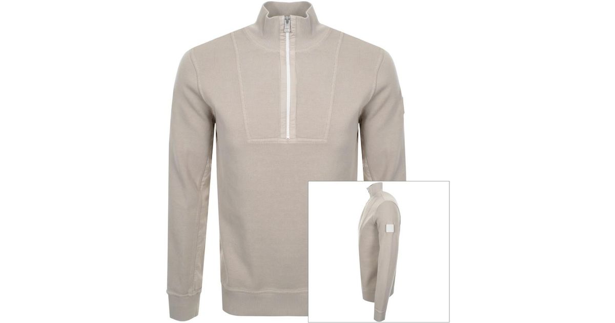 hugo boss half zip jumper