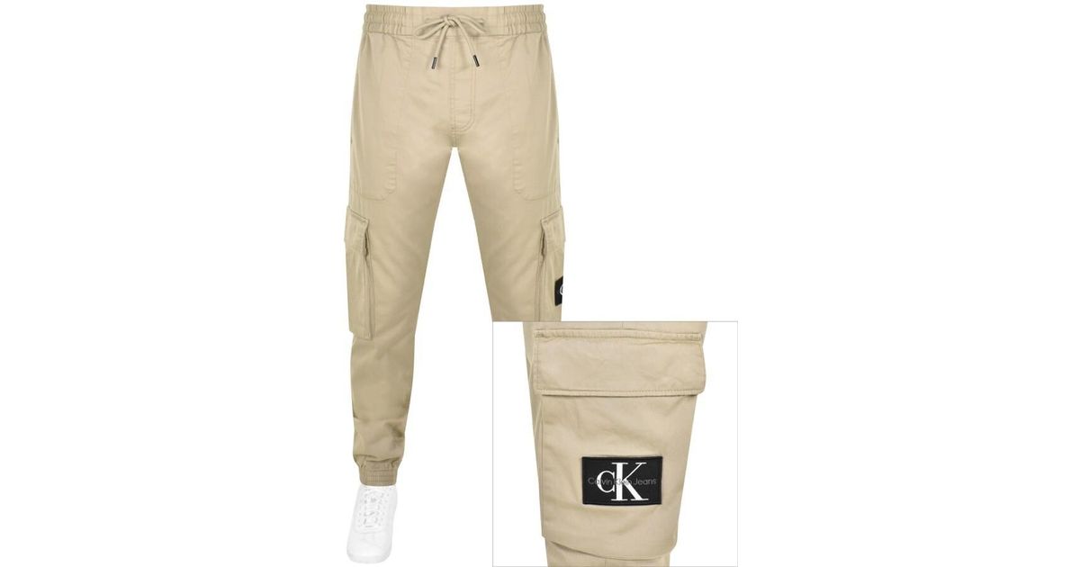 Short pants CALVIN KLEIN JEANS Beige size 44 IT in Cotton - 32307711