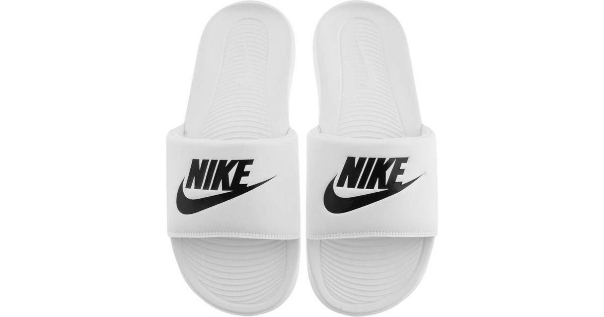 Nike Victori One Sliders in White for Men | Lyst UK