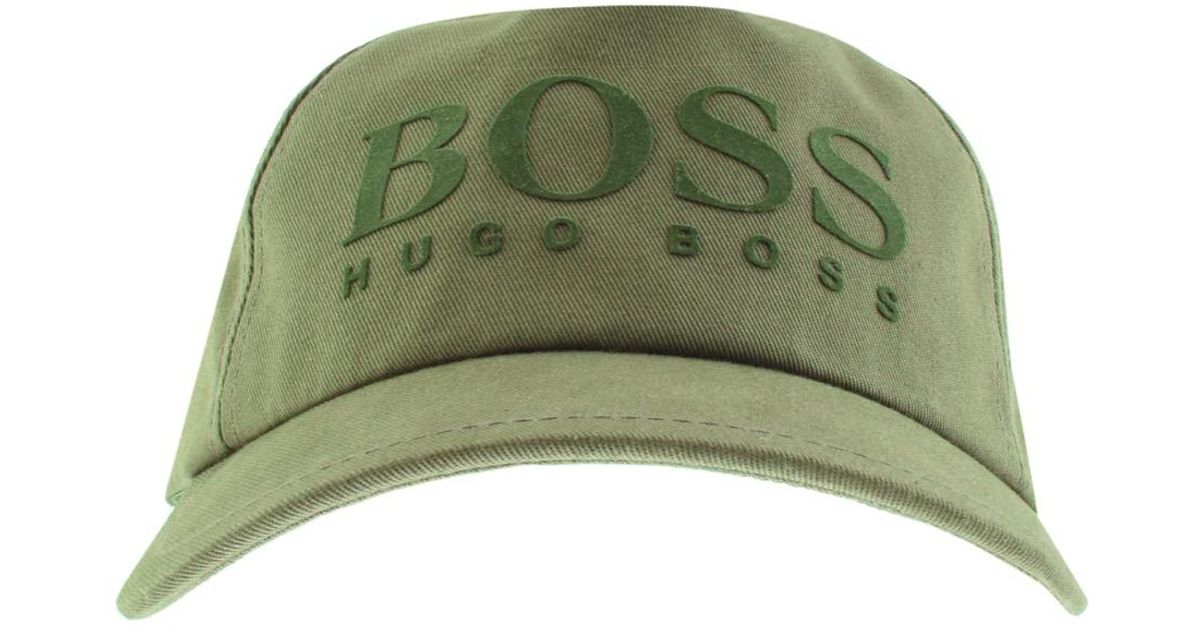 hugo boss cap green