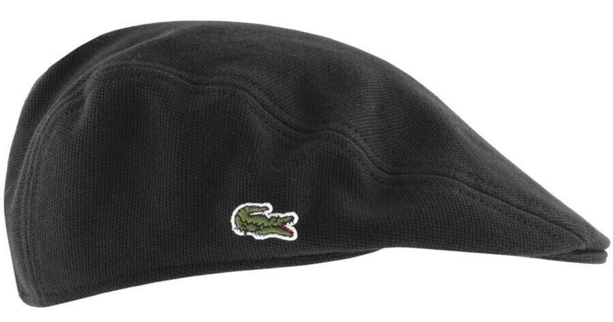 Lacoste flat cap sale online