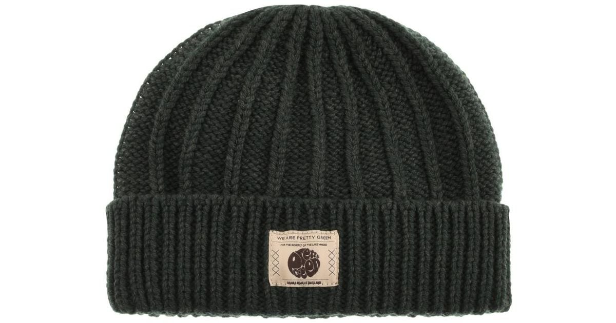 pretty green wooly hat