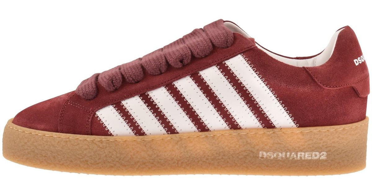 Mtv Rapper Trainers DSquared² Rappers Delight Trainers in Red for Men | Lyst