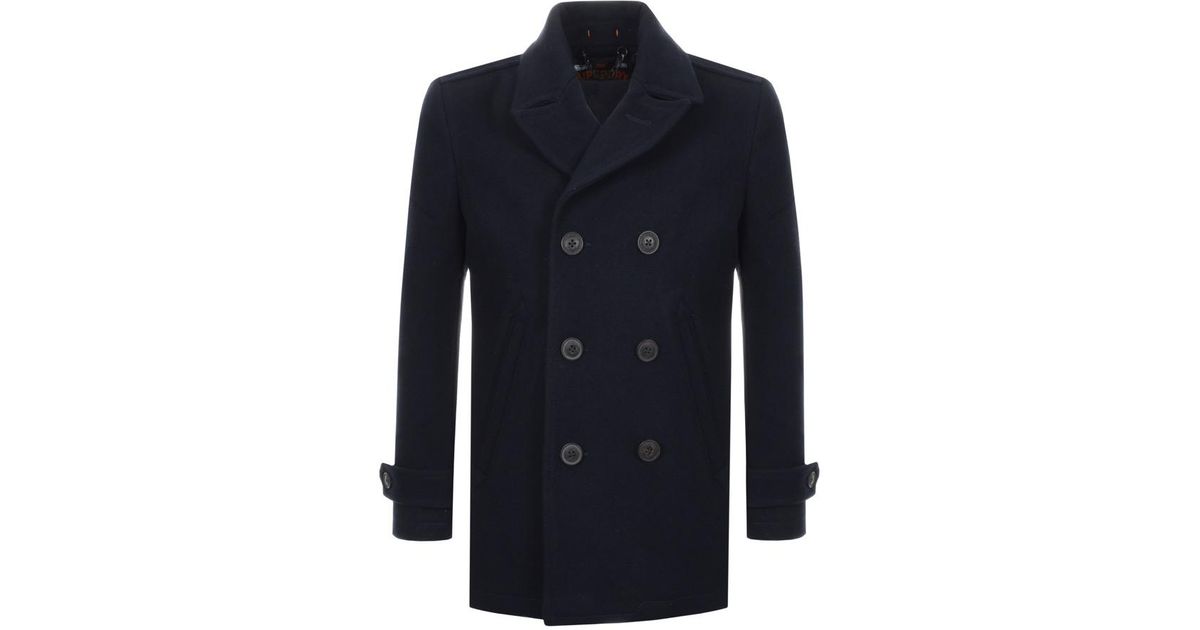 Superdry New Merchant Pea Coat Hotsell, GET 57% OFF, ricettecuco.it