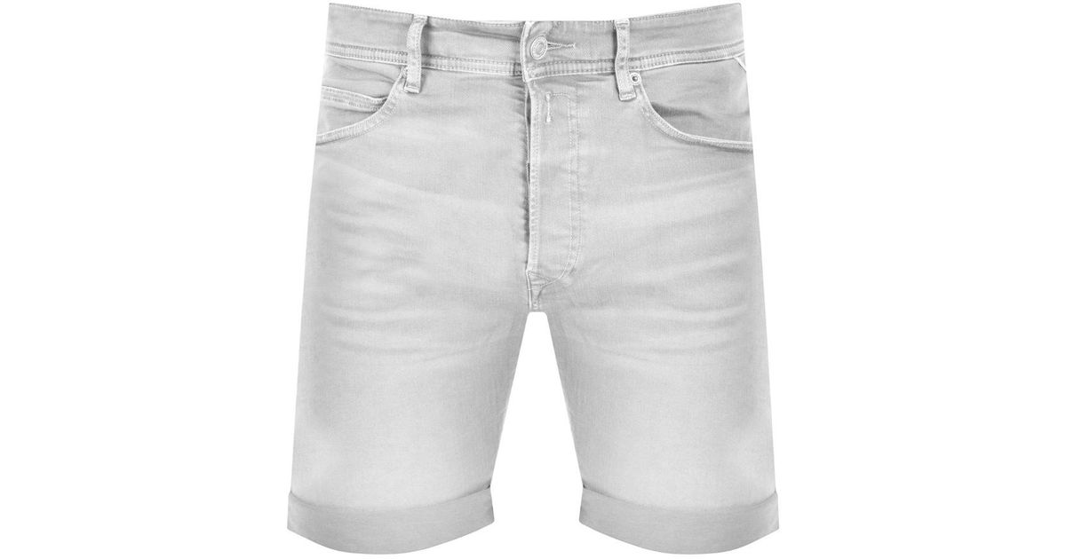 Replay Denim Rbj 901 Wash Shorts in 