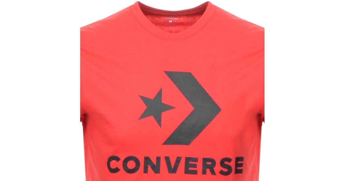converse red t shirt Online Shopping 