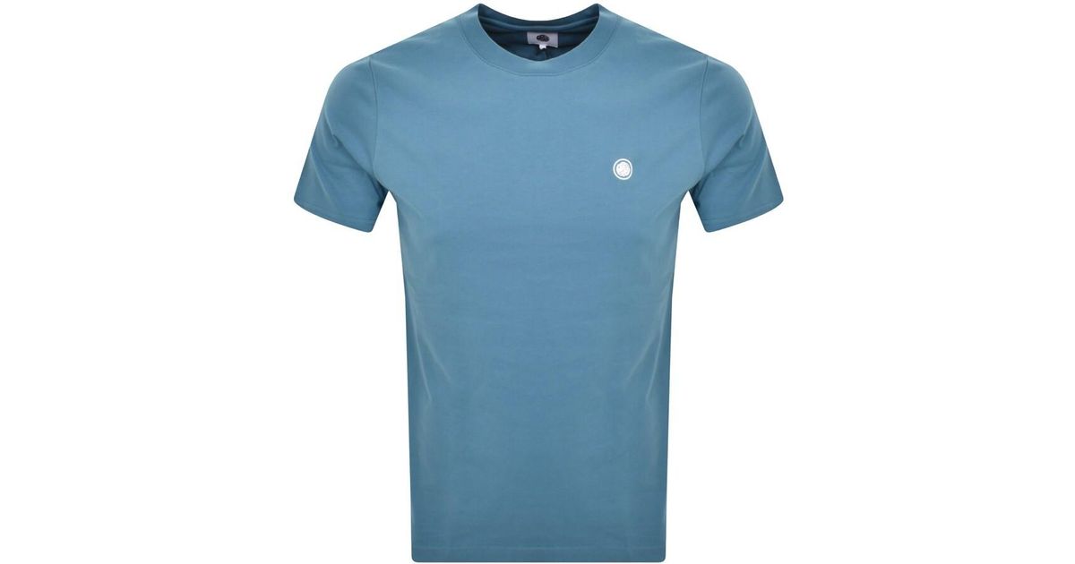 Pretty Green Mitchell Crew Neck T Shirt in Blue for Men Lyst