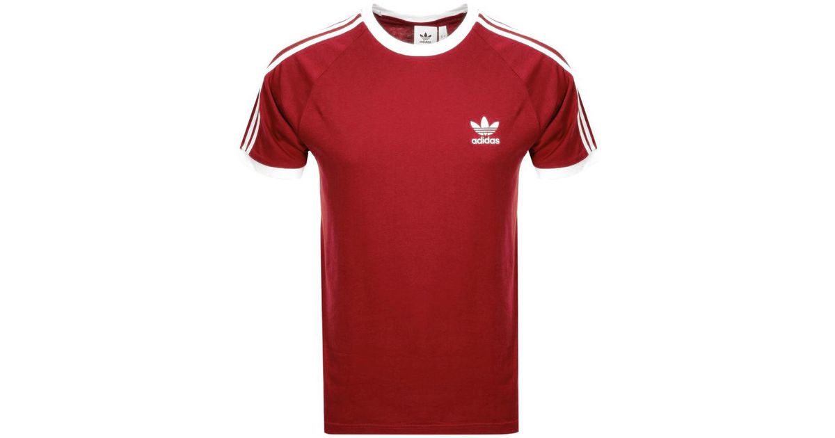 adidas california shirt red