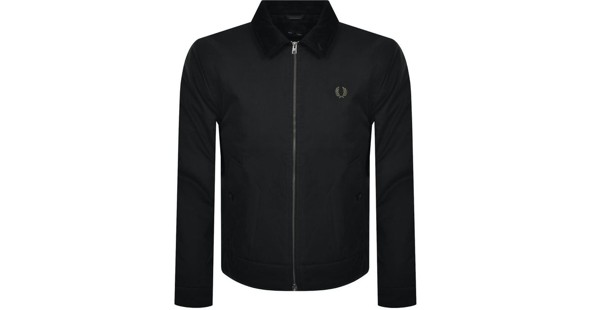 Fred Perry The Caban Jacket in Black for Men | Lyst