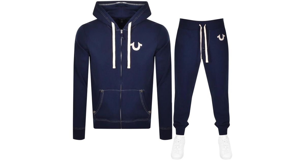 blue true religion tracksuit