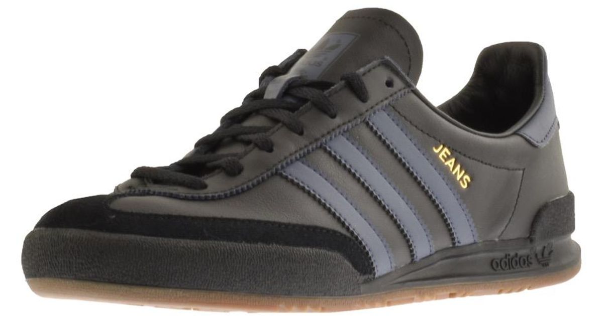 adidas black jeans trainers