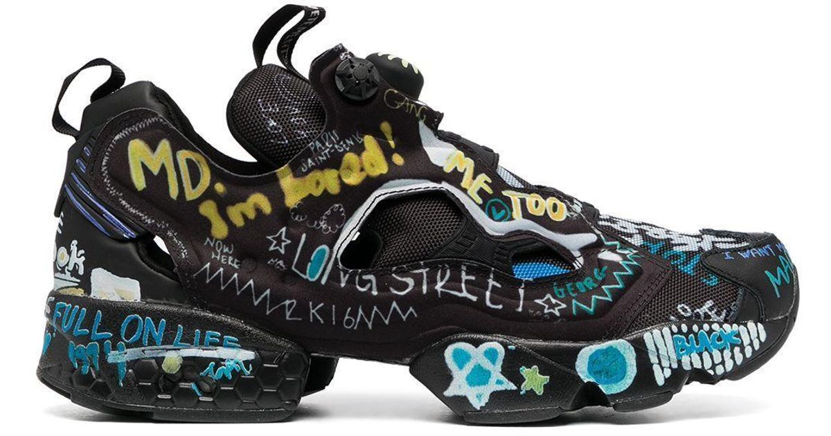 reebok pump graffiti