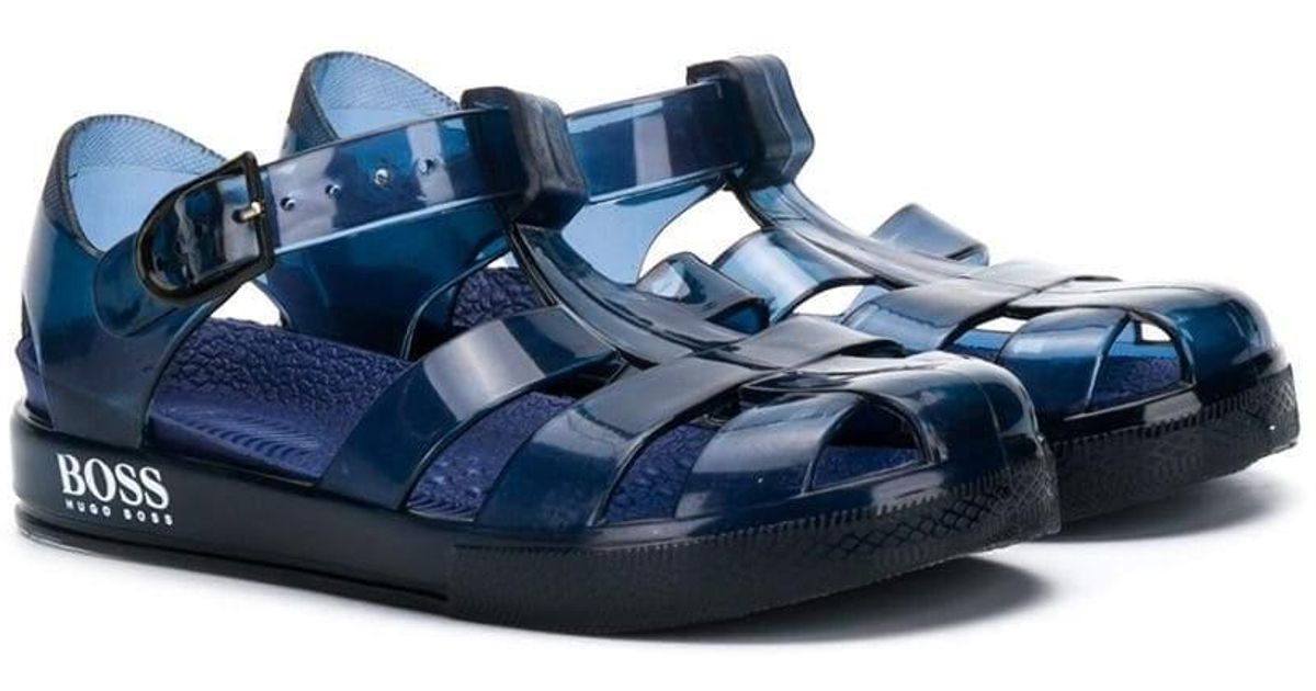hugo boss jelly shoes