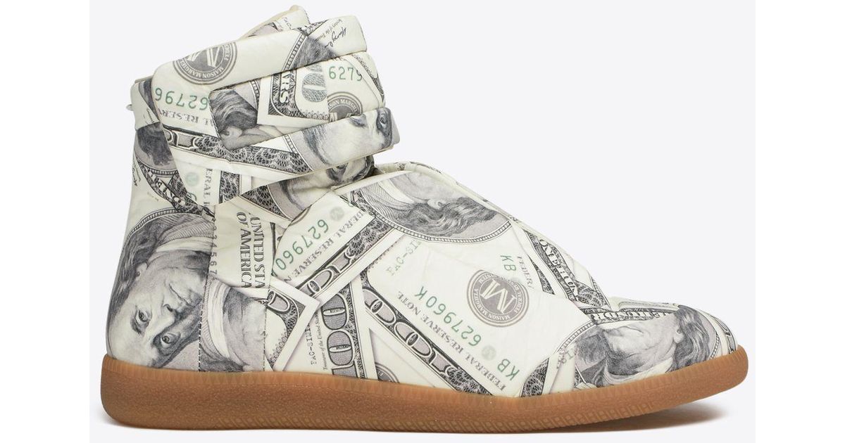 maison margiela dollar shoes