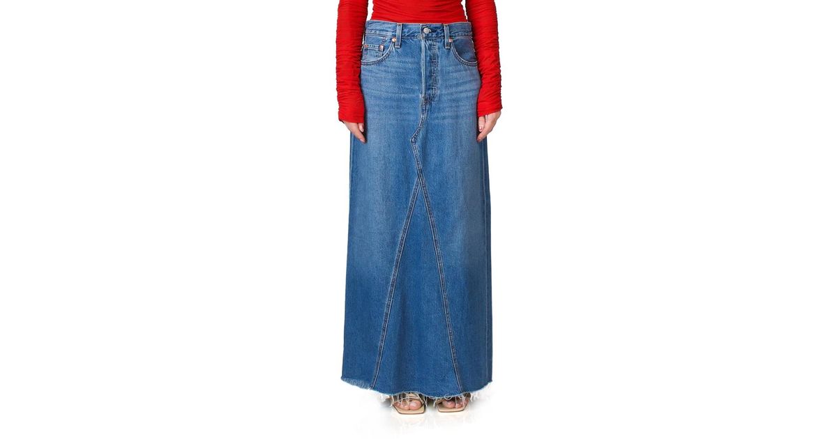 levis iconic long skirt