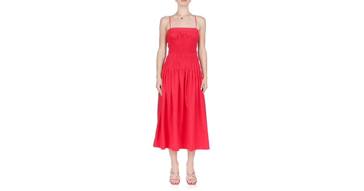 Ciao Lucia Rossella Dress Hibiscus in Red | Lyst