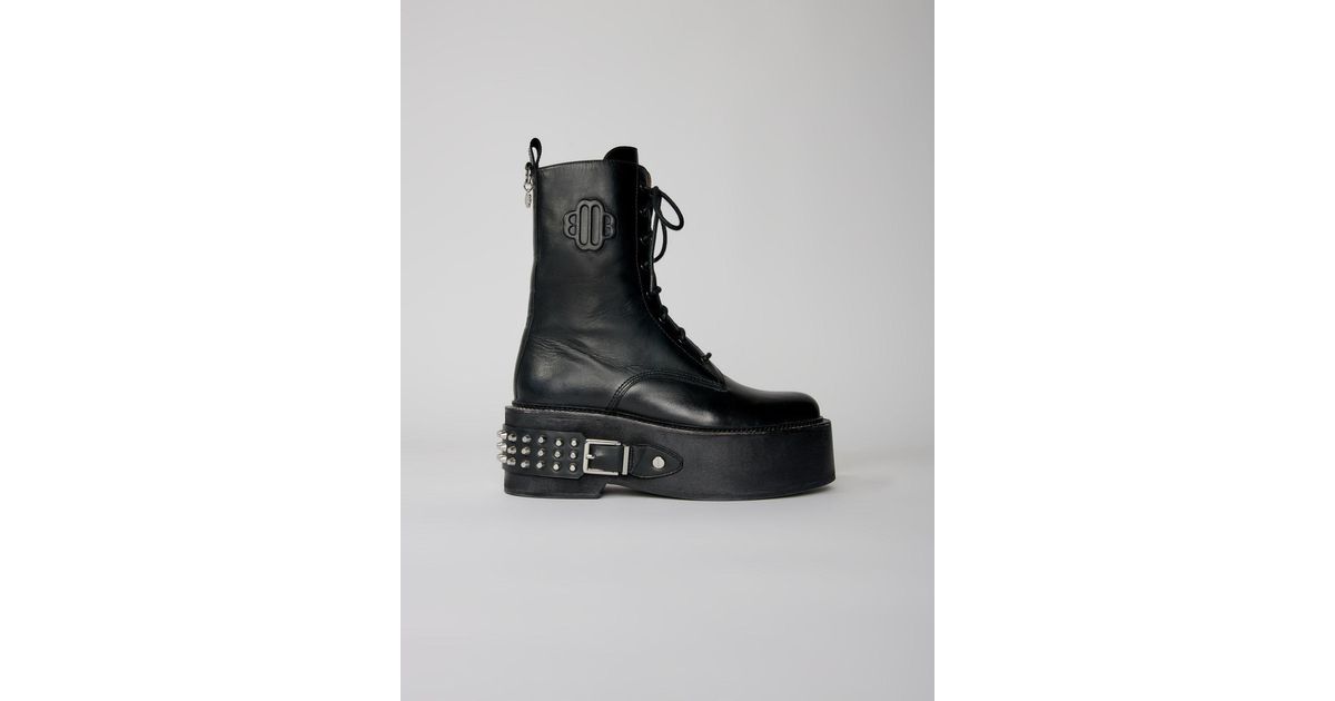 maje combat boots