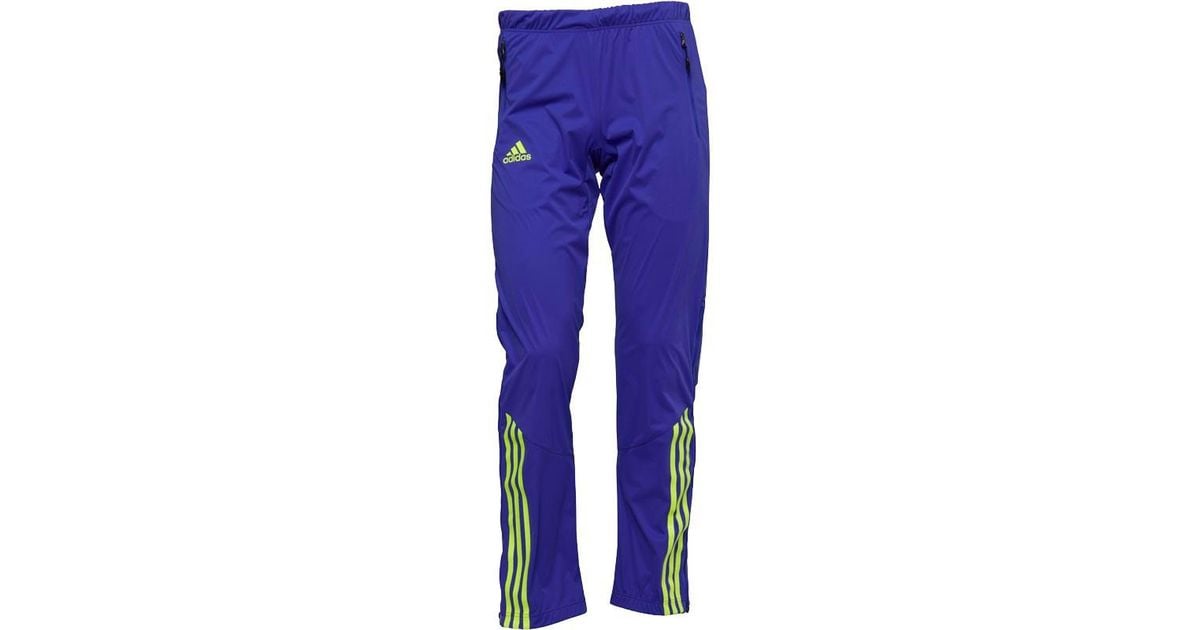 Adidas Purple Xperior Soft Shell Pants Night Flashsolar Yellowpool for men Adidas Purple Xperior Soft Shell Pants Night Flashsolar Yellowpool for men