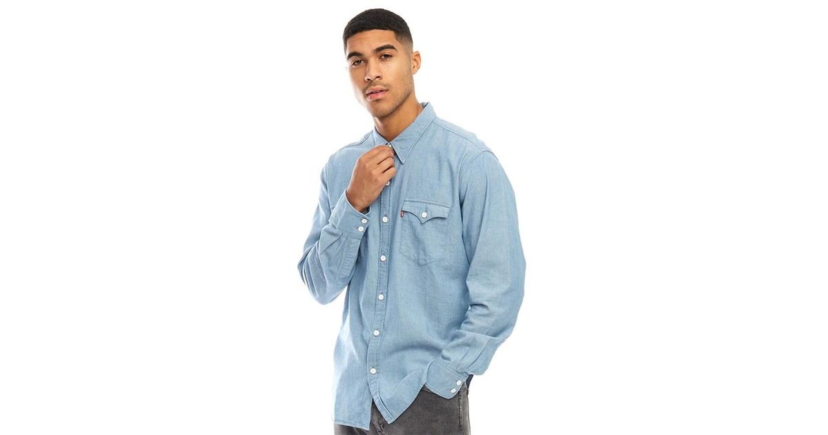 levi's modern barstow western shirt