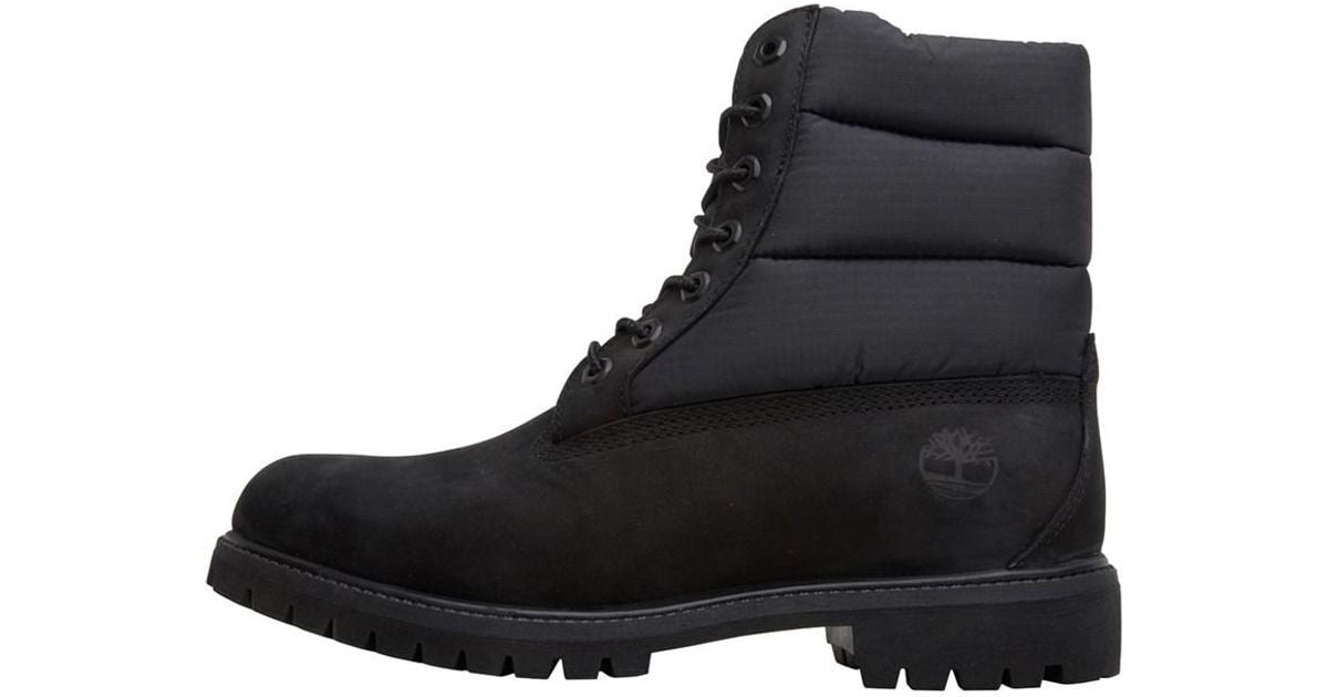 6 inch black timberland boots