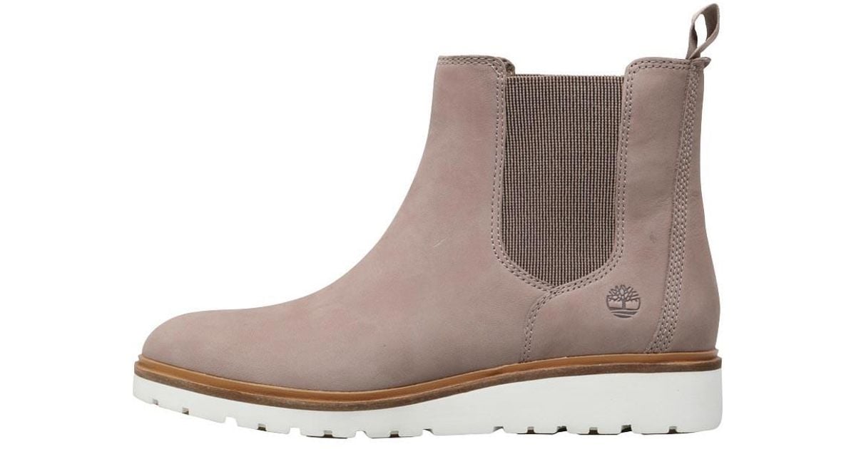 timberland women's ellis street chelsea boots taupe grey