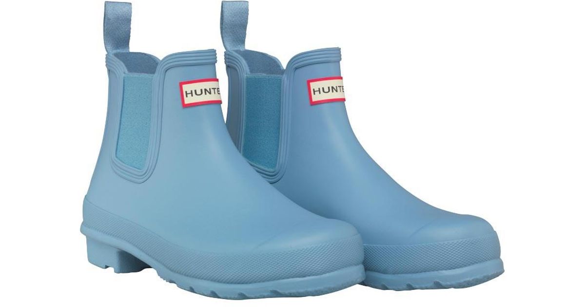 baby blue chelsea boots