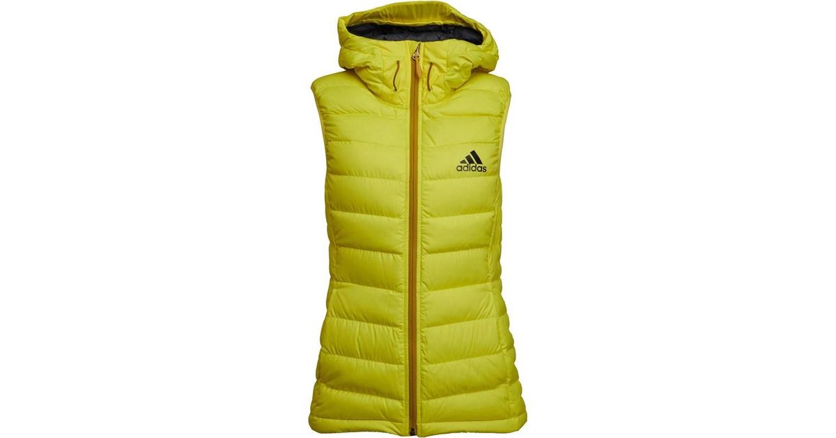 adidas yellow puffer jacket