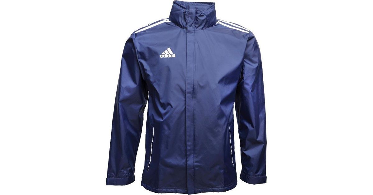 adidas navy rain jacket