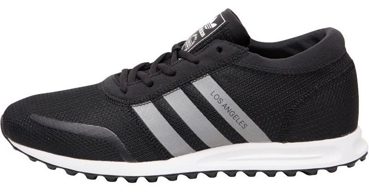 adidas Originals Synthetic Los Angeles Trainers Core Black/white/core ...