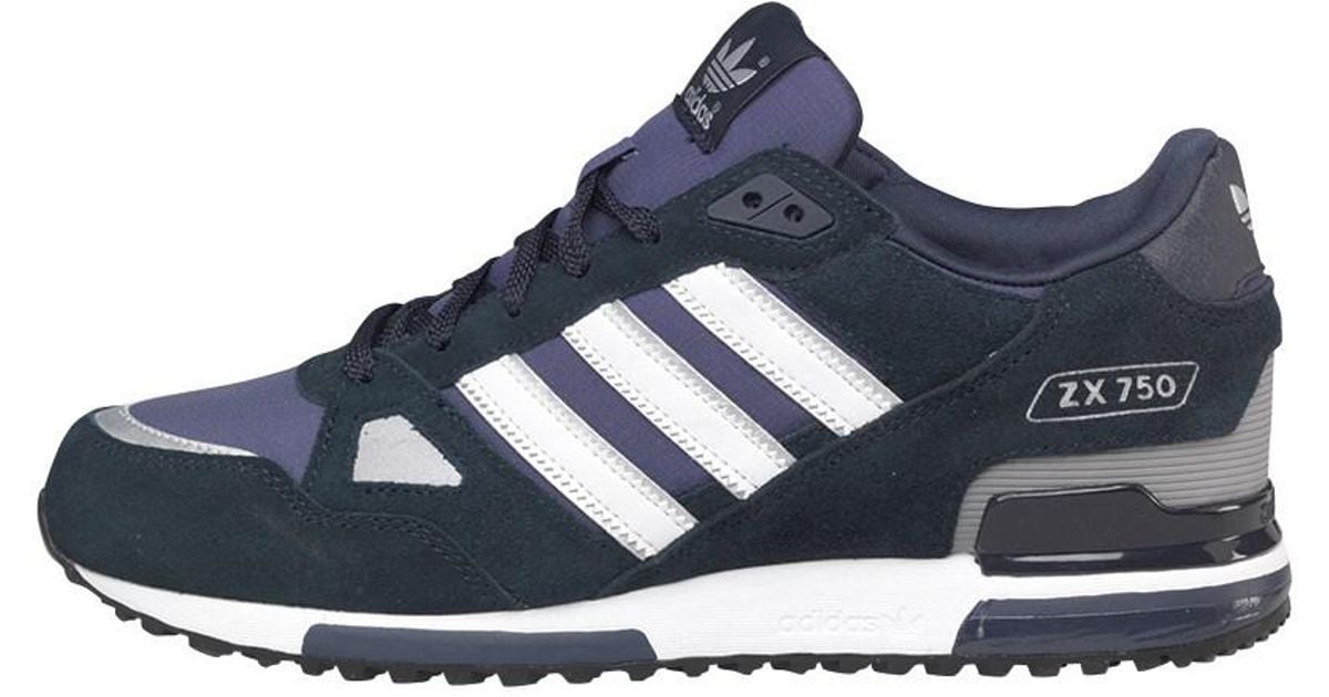 adidas zx 750 trainers navy white