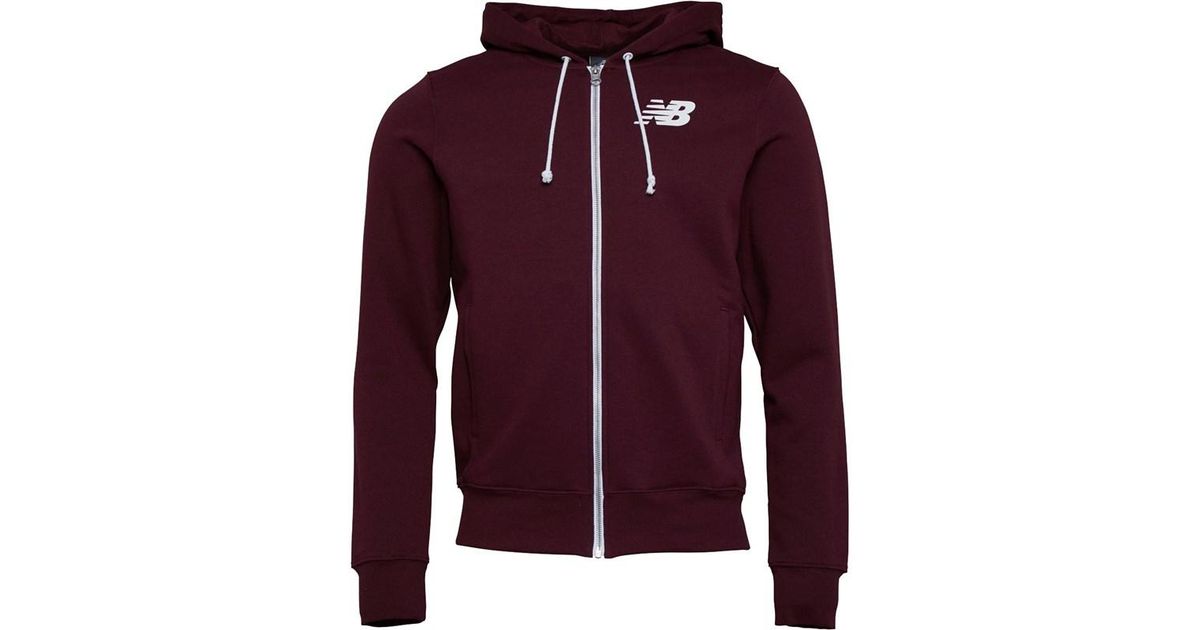 new balance hoodie burgundy