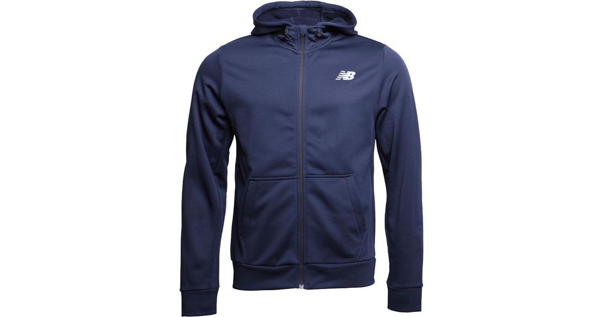 navy blue new balance hoodie