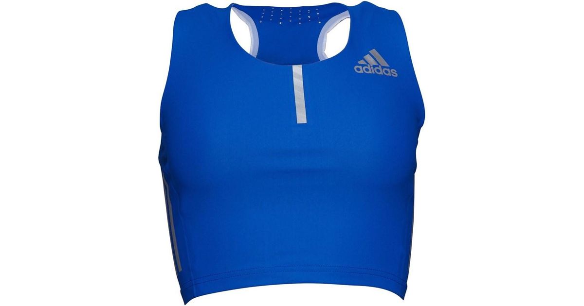 adidas running crop top