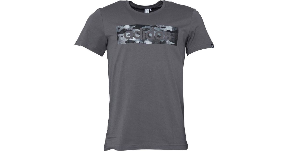 adidas camo linear t shirt mens