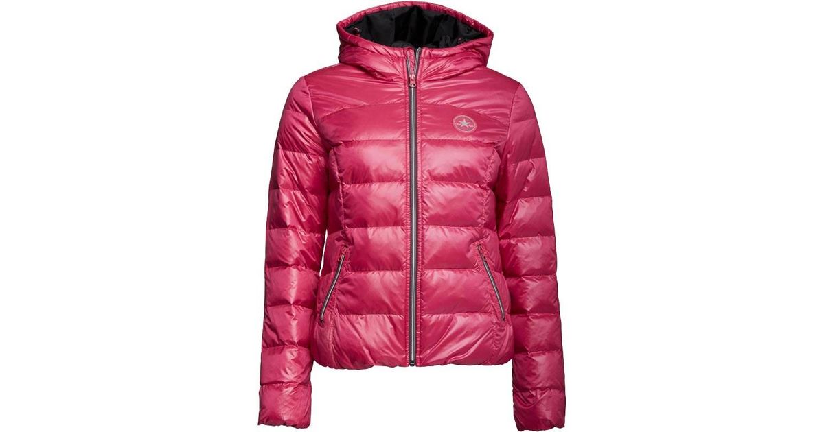 pink converse jacket