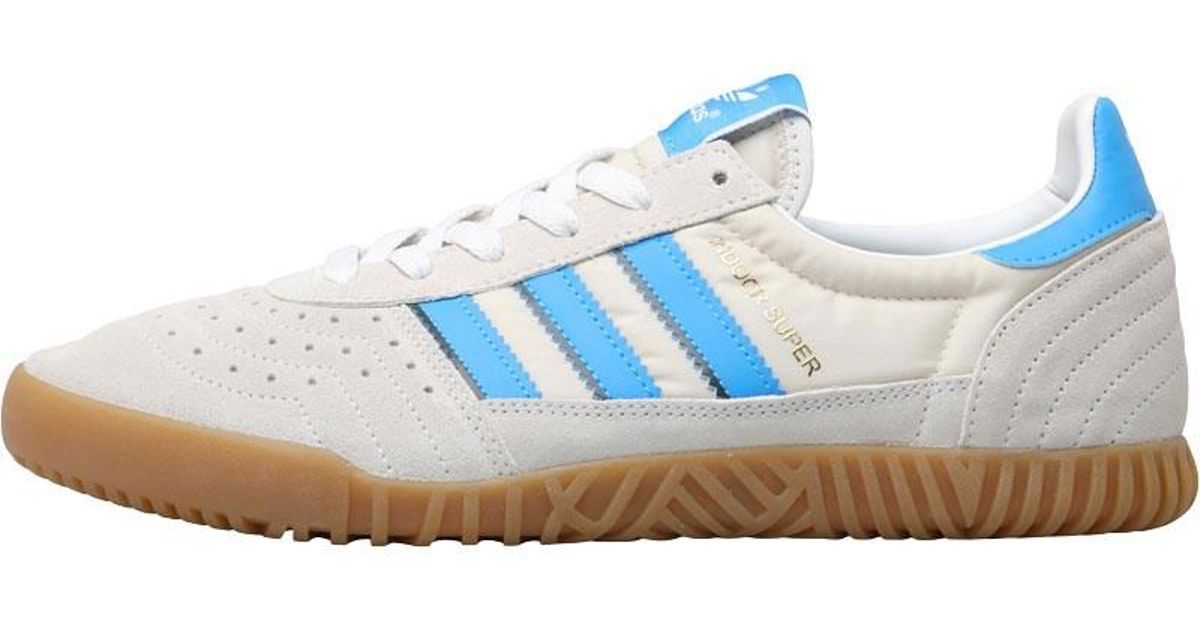 adidas indoor super shoes blue