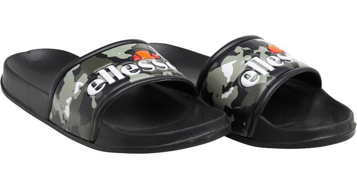 Slide Flip Flops Black/camo/white 