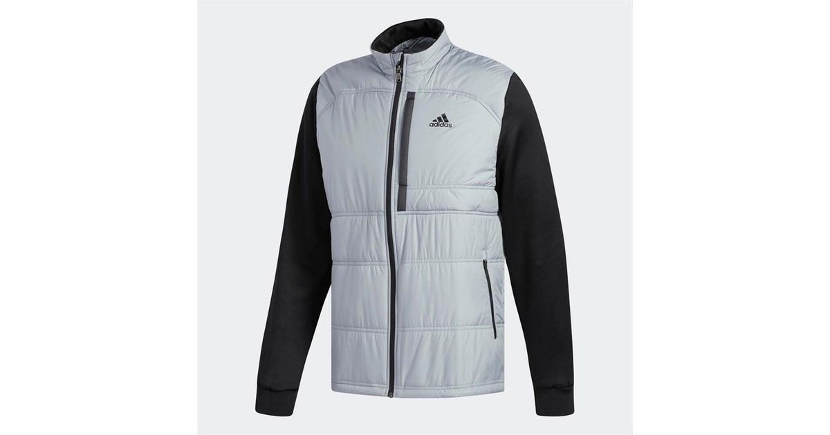adidas mens golf climaheat primaloft jacket mid grey