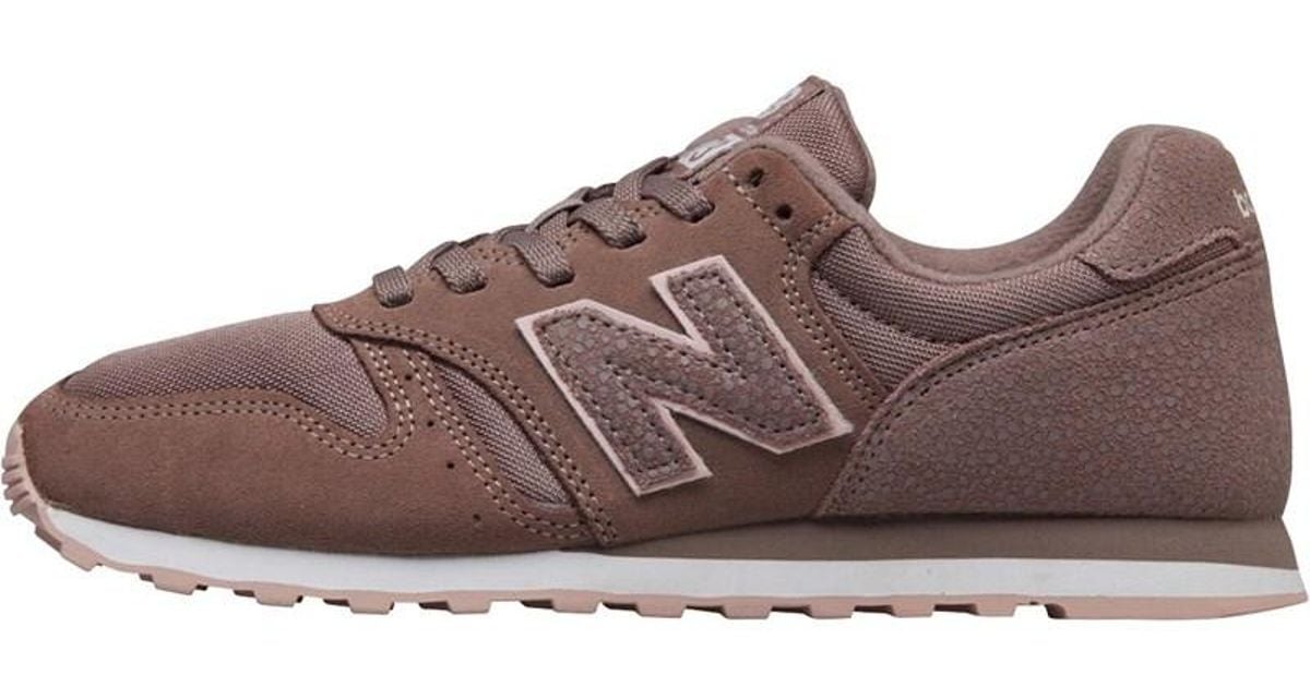 New Balance Leather 373 Trainers Latte 