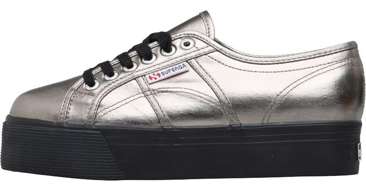 superga metallic grey