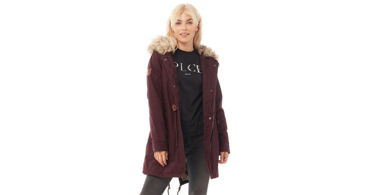 superdry borderlands fur lined parka