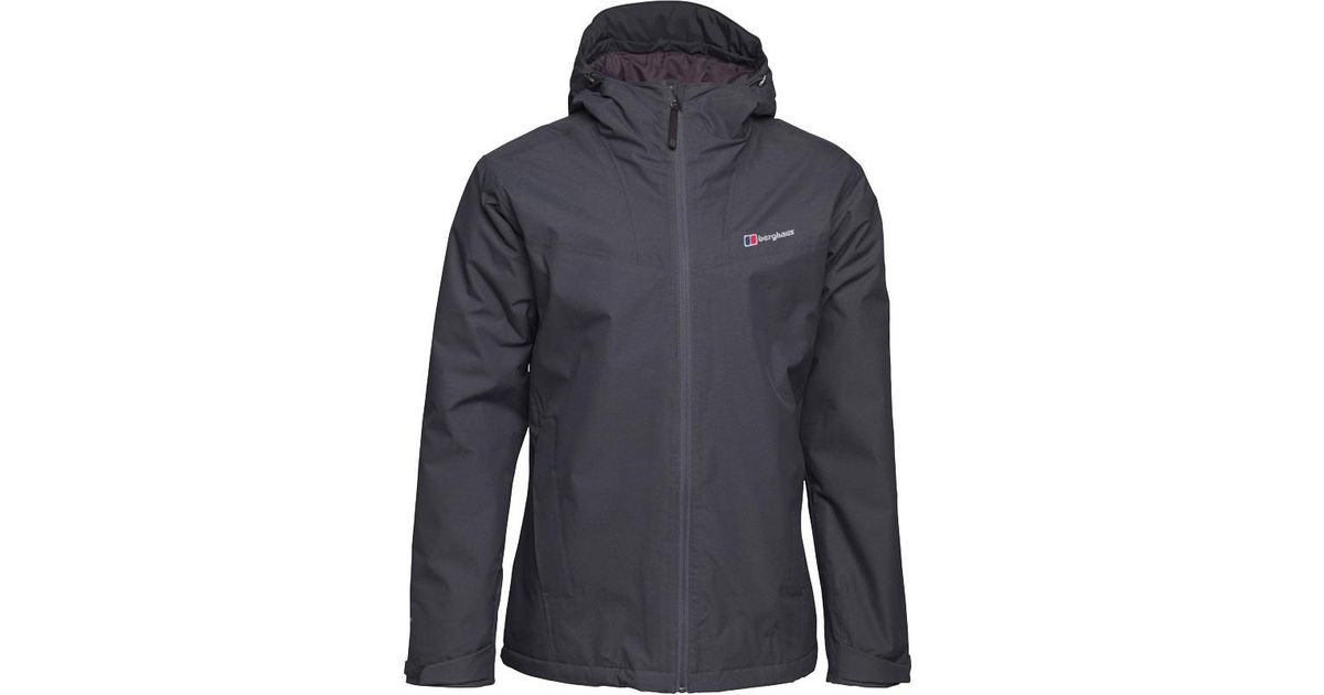 berghaus mens stronsay hydroshell hydroloft insulated jacket black