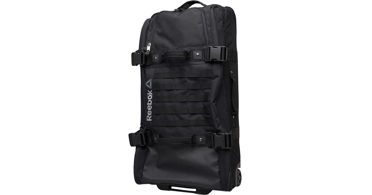 reebok ultimate rolling bag black