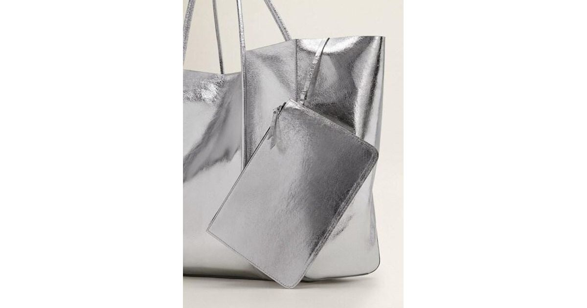mango silver bag