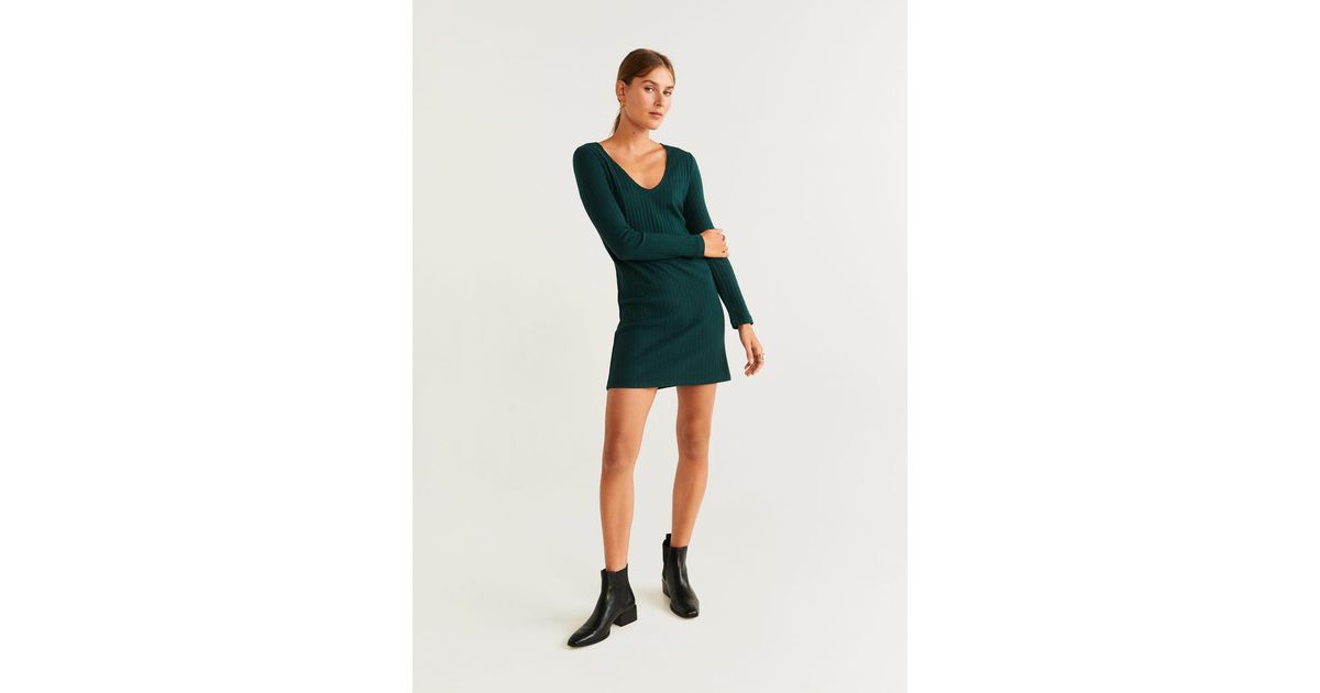 mango cotton dress