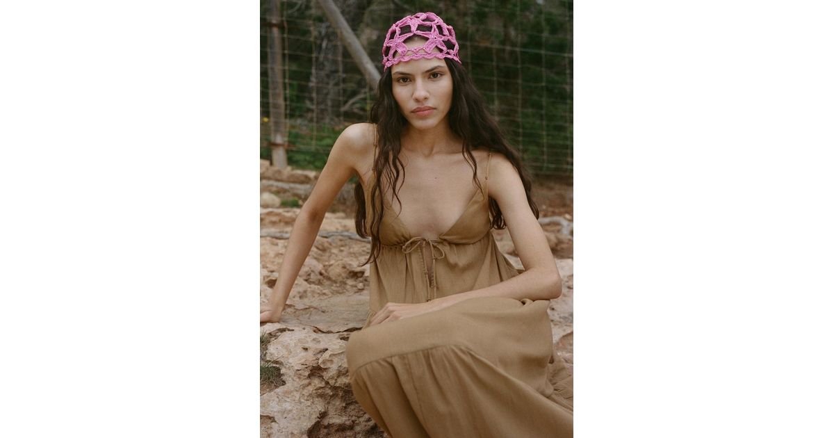 Mango and  Crochet Hats - Pink, Gray, and Brown Polo Crochet Hat PATTERN - Merino No. 5 – Loopy Mango main image 4