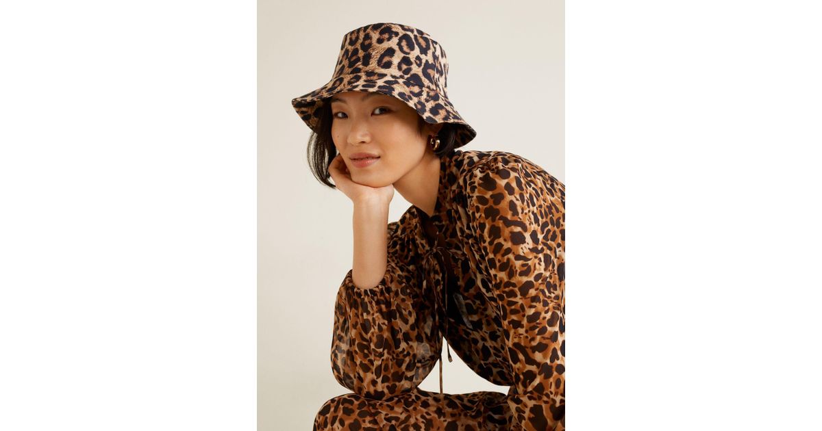 mango floral bucket hat