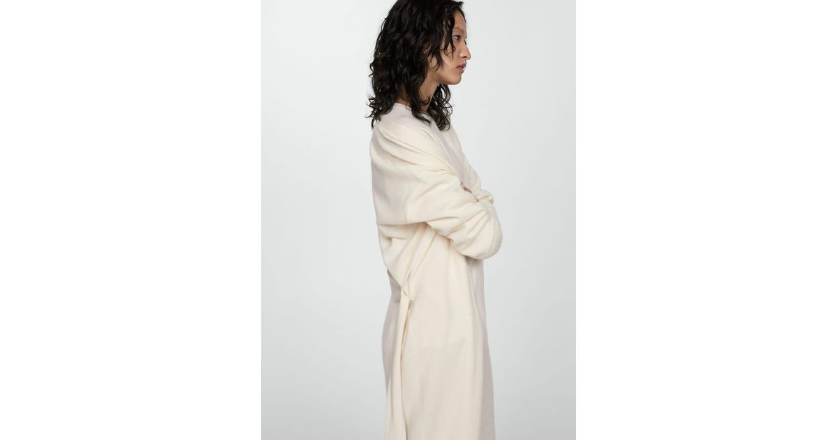 Mango 100 Cashmere Cardigan Off in White Lyst UK